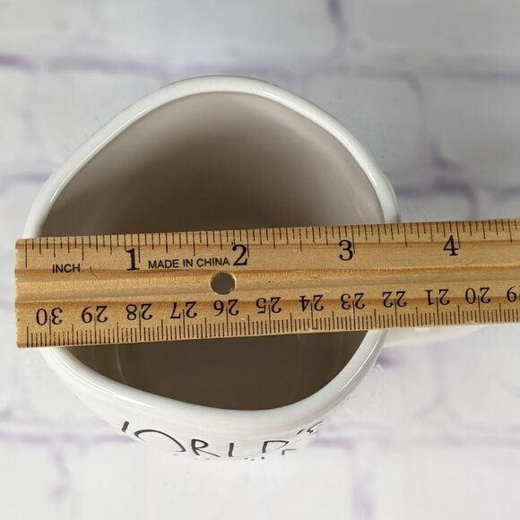 Rae Dunn WORLD'S BEST TEACHER Ceramic Mug - Picture 6 of 6